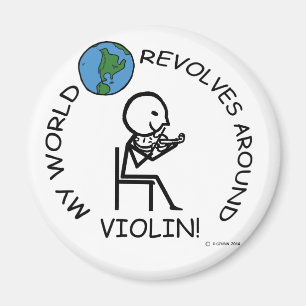 Violine - Weltumdrehungen Magnet
