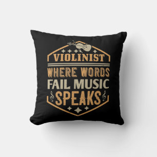 Violine - Wo Worte versagen, spricht Musik Kissen