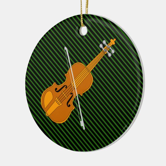 Violine Zeichnend Keramik Ornament (Links)