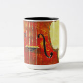 VIOLINE ZWEIFARBIGE TASSE (VorderseiteRechts)