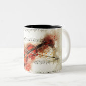 Violine Zweifarbige Tasse (VorderseiteRechts)