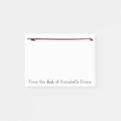 Violinen-Bogen Post-it Klebezettel (Vorderseite)