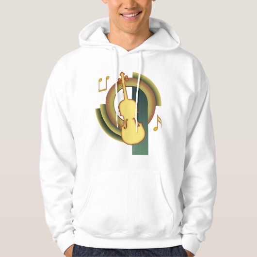 Violinen-Deko Hoodie (Vorderseite)