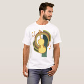 Violinen-Deko T-Shirt (Vorne ganz)