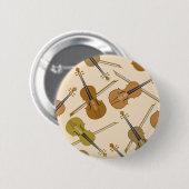 Violinen-Druck-Muster Button (Vorne & Hinten)