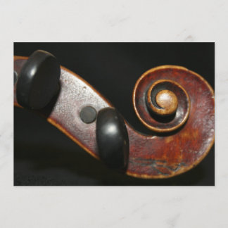 Violinen-Erwägungsgrunden-Einladungs-Karte Einladung