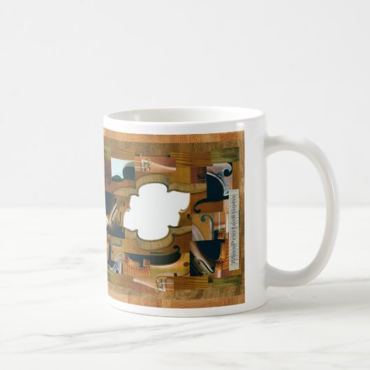 Violinen-Fenster Kaffeetasse (Rechts)