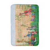 Violinen-Garten Badematte (Vorderseite Vertikal)