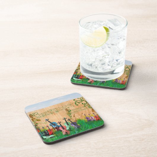 Violinen-Garten Untersetzer (Rechte Seite)