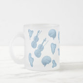 Violinen, Gehirne und Melken Unperfekte Uhren Mattglastasse (Links)