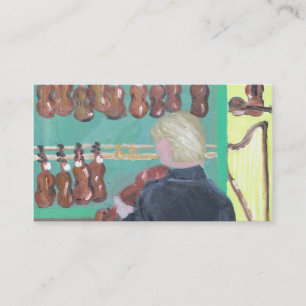 VIOLINEN-GESCHÄFTS-PARIS-VISITENKARTE VISITENKARTE