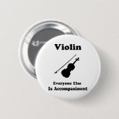 Violinen-Geschenk Button (Vorne & Hinten)