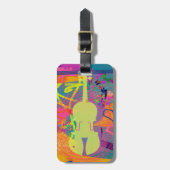 Violinen-Geschenk+Fall-Umbau Gepäckanhänger (Vorderseite vertikal)