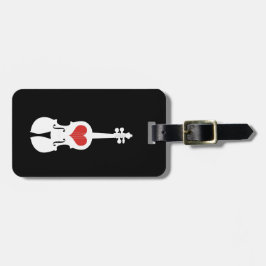 Violinen-Kasten Umbau-Fügen Ihren eigenen Namen Gepäckanhänger