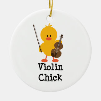 Violinen-Küken-Verzierung Keramikornament