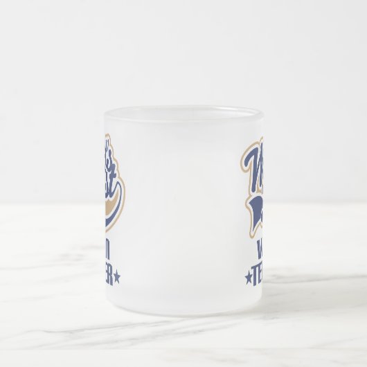 Violinen-Lehrer-Geschenk Mattglastasse (Mittel)