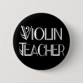 Violinen-Lehrer-Knopf Button (Vorderseite)