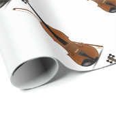 Violinen-Liebhaber, klassische Geschenkpapier (Rolleneckpunkt)