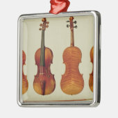 Violinen (LtoR): das "Alard" durch Antonio Silbernes Ornament (Links)