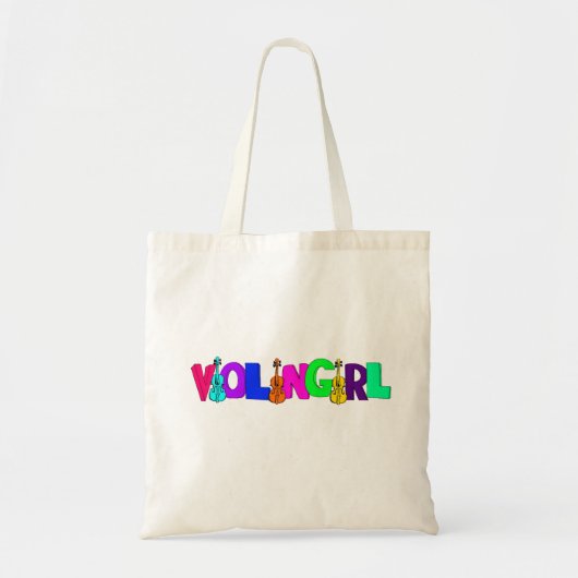 Violinen-Mädchen-Tasche Tragetasche (Vorne)