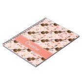 Violinen-Musiknote-gewundenes Notizblock (Linke Seite)