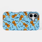 Violinen Notenmuster iPhone 16 Hülle (Rückseite (Horizontal))