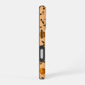 Violinen Notenmuster iPhone 16 Hülle (Rechte Seite)
