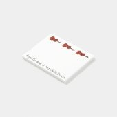 Violinen Post-it Klebezettel (angewinkelt)