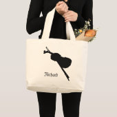 Violinen-riesige Taschen-Tasche Jumbo Stoffbeutel (Vorderseite (Produkt))