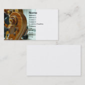 Violinen-Rolle-Visitenkarte Visitenkarte (Vorne/Hinten)