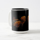 Violinen-Rollen Zweifarbige Tasse (Vorderseite Links)