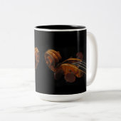 Violinen-Rollen Zweifarbige Tasse (VorderseiteRechts)