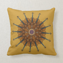 Violinen-Sonnenblume Kissen