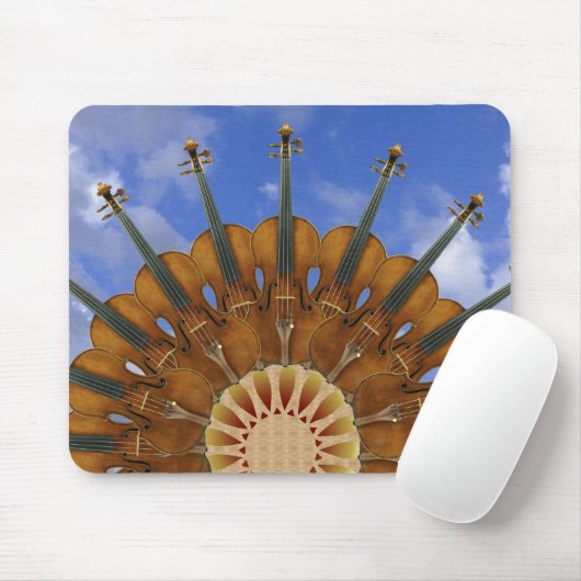 Violinen-Sonnenblume Mousepad (Mit Mouse)