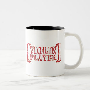Violinen-Spieler Zweifarbige Tasse