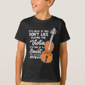 Violinen-T - Shirt - lustiges intelligentes (Vorderseite)