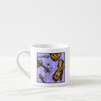 Violinen und Spinnen - Pop-Goth-Nightmare Surreal Espressotasse
