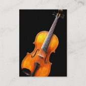 Violinen-/Viola-Visitenkarte durch Leslie Harlow Visitenkarte (Rückseite)