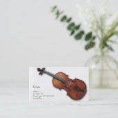 Violinen-Viola-Visitenkarte für den Visitenkarte (Stehend Vorderseite)