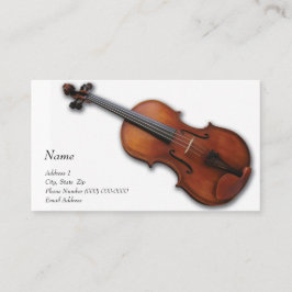 Violinen-Viola-Visitenkarte für den Visitenkarte