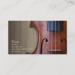 Violinen-Viola-Visitenkarte für den Visitenkarte