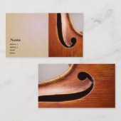 Violinen-/Viola-Visitenkarte Visitenkarte (Vorne/Hinten)