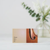 Violinen-/Viola-Visitenkarte Visitenkarte (Stehend Vorderseite)