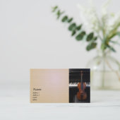 Violinen-/Viola-Visitenkarte Visitenkarte (Stehend Vorderseite)