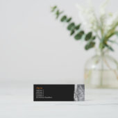 Violinen-Visitenkarte Mini Visitenkarte (Stehend Vorderseite)