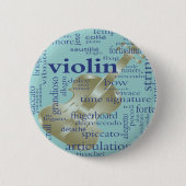 Violinen-Wörter Button (Vorderseite)