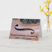 Violinenprüfung Karte (Gelbe Blume)