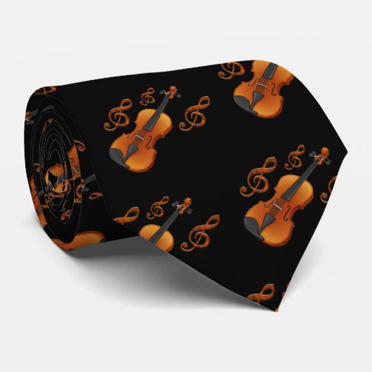 Violinenschlüssel Krawatte (Gerollt)