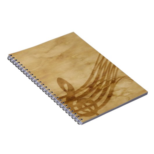 Violinenschlüssel Notizblock (Rechte Seite)