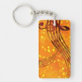 Violinenschlüssel Schlüsselanhänger (Vorderseite)